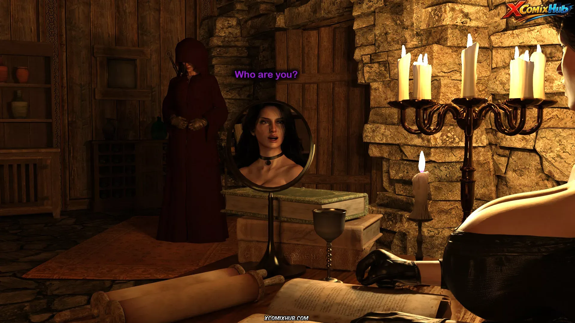 Yennefer's Ritual Serge3dx 283 Comic Page 283